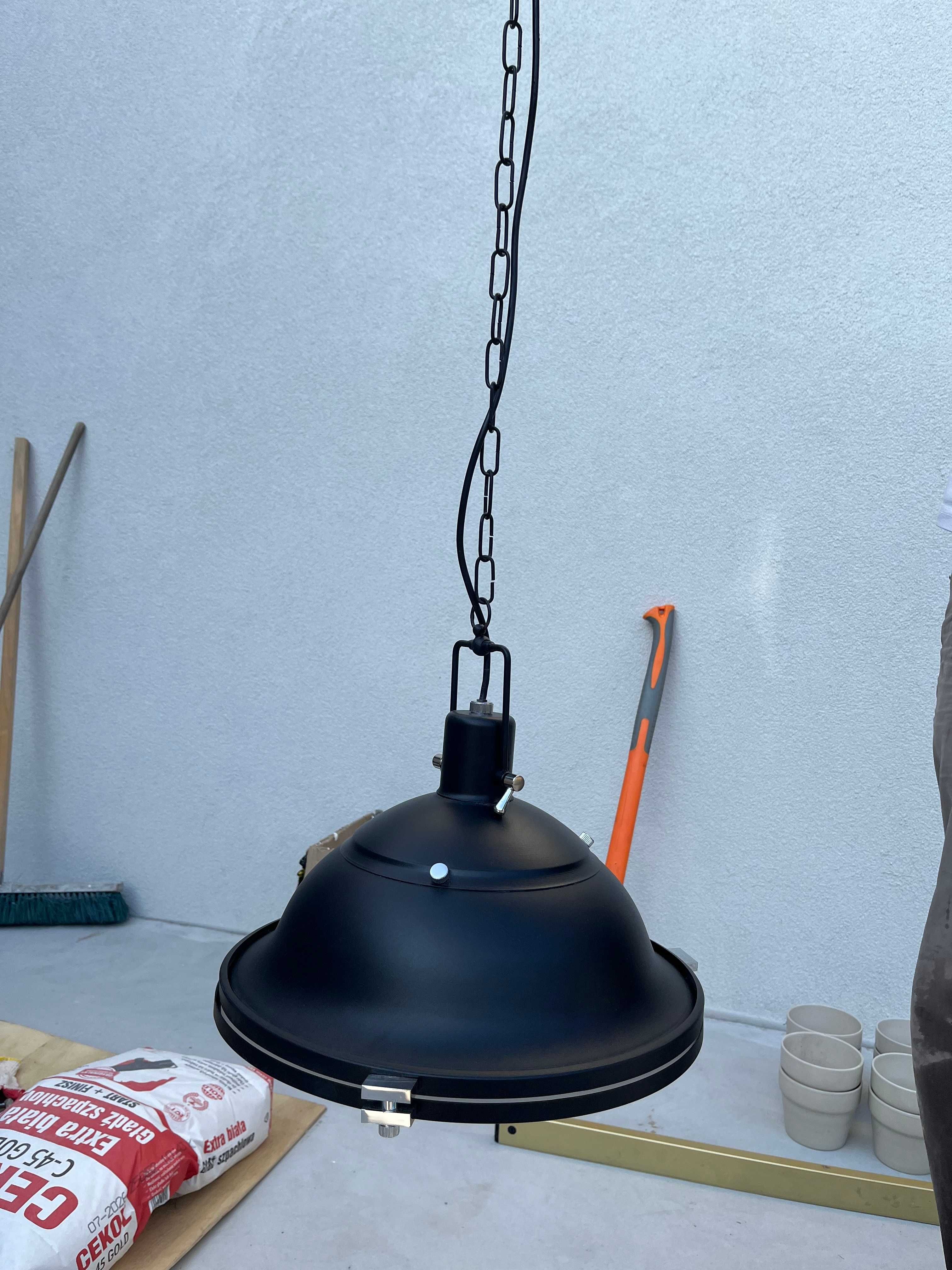 Lampa wisząca KASPA NAUTILIUS L czarna