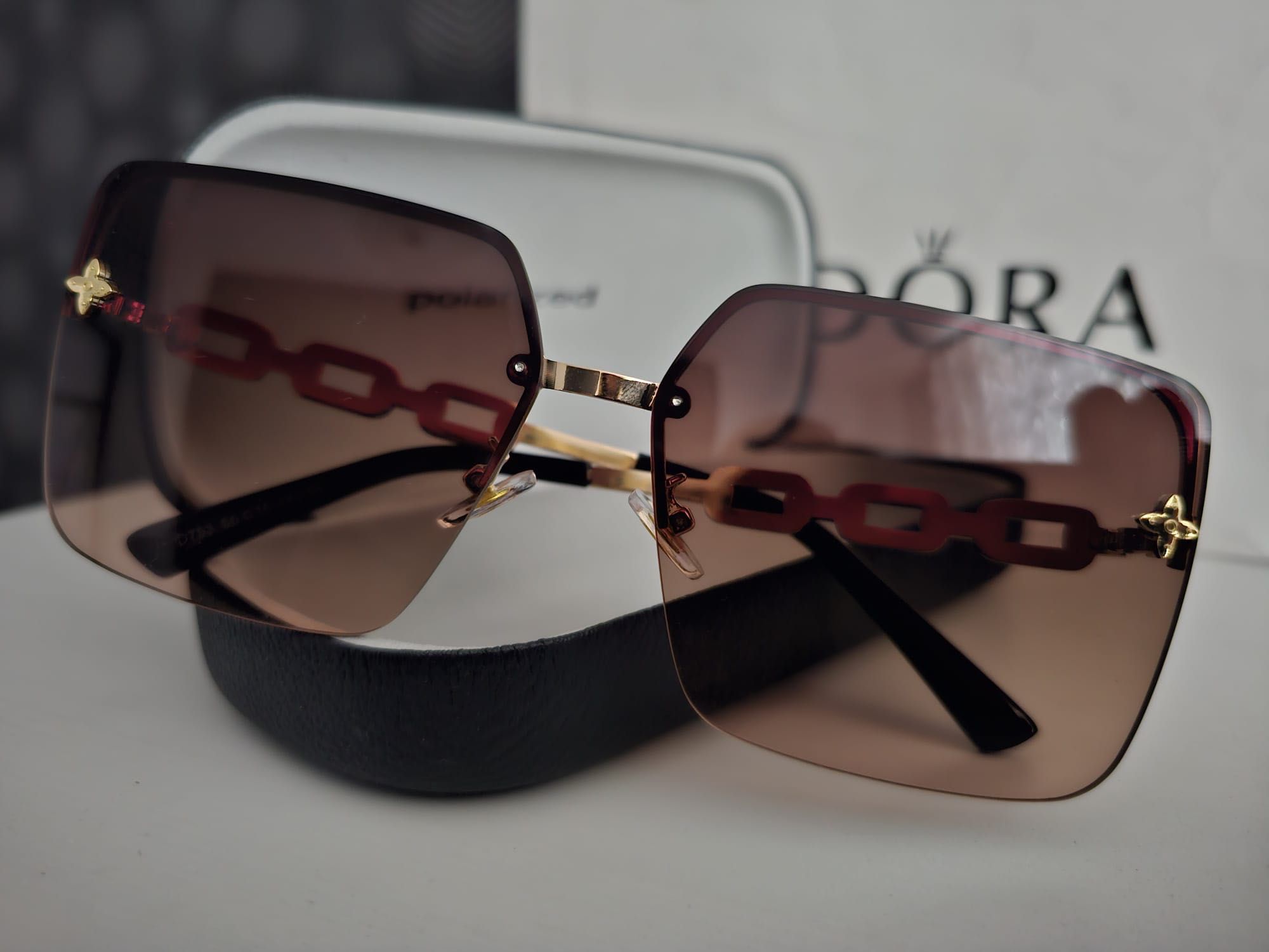 Okulary Przeciwsłoneczne Polaryzacyjne Damskie Poliwęglan L V