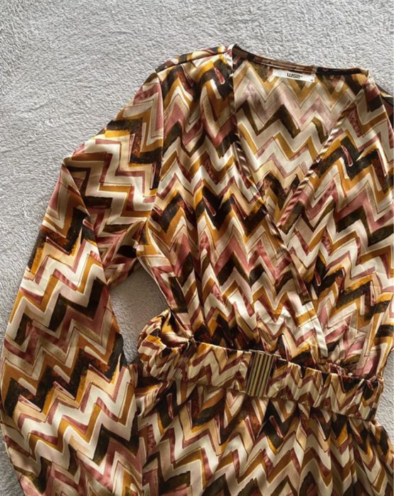 vestido vintage retro geometrico