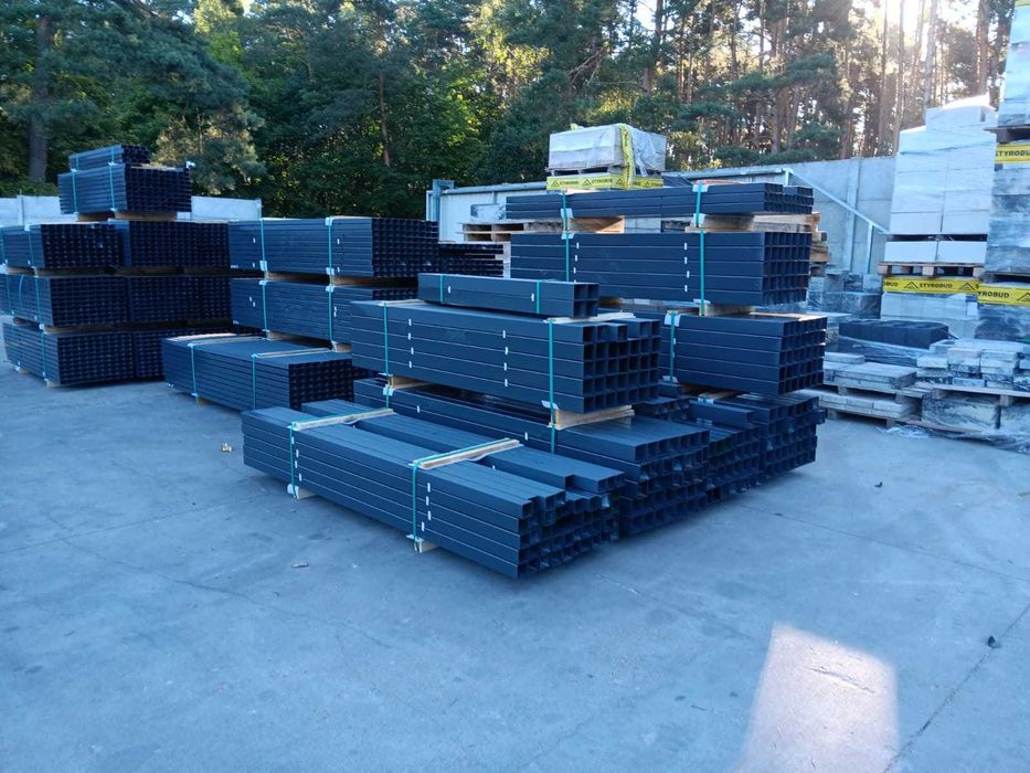 Słupki i profile stalowe, drugi gatunek, tanio