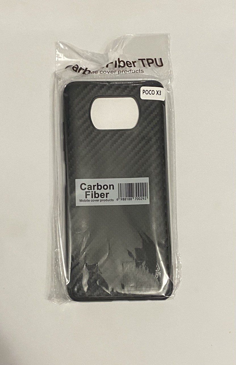 Чехол Xiaomi Poco X3 / Poco X3 Pro Carbon Протиударний Захисний