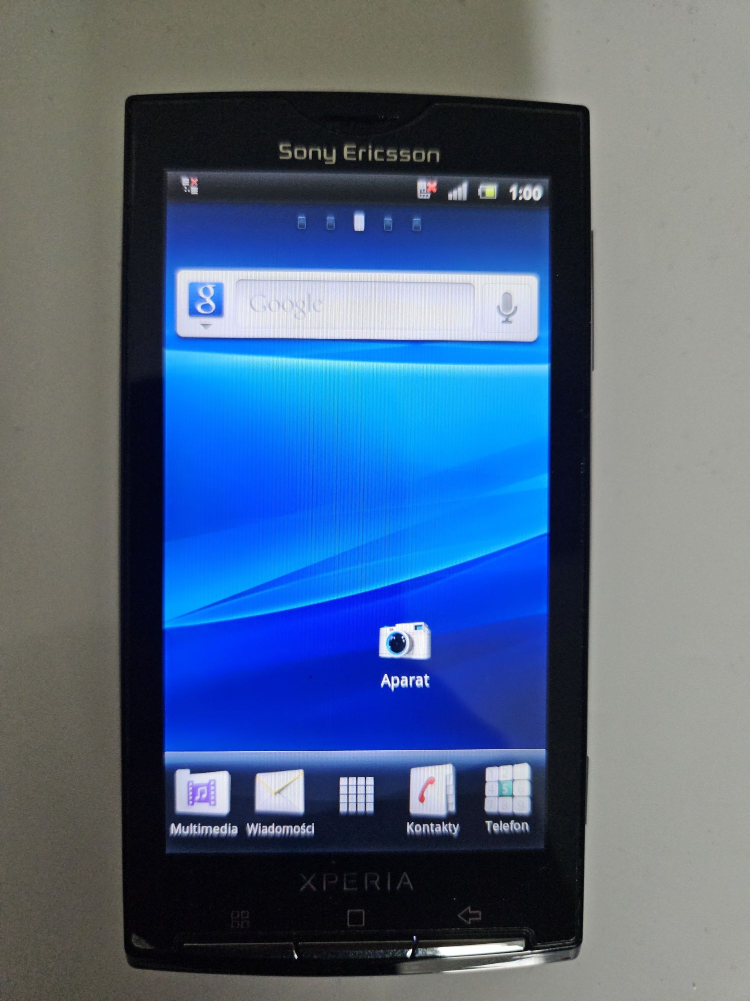 Xperia X10 zabytek retro