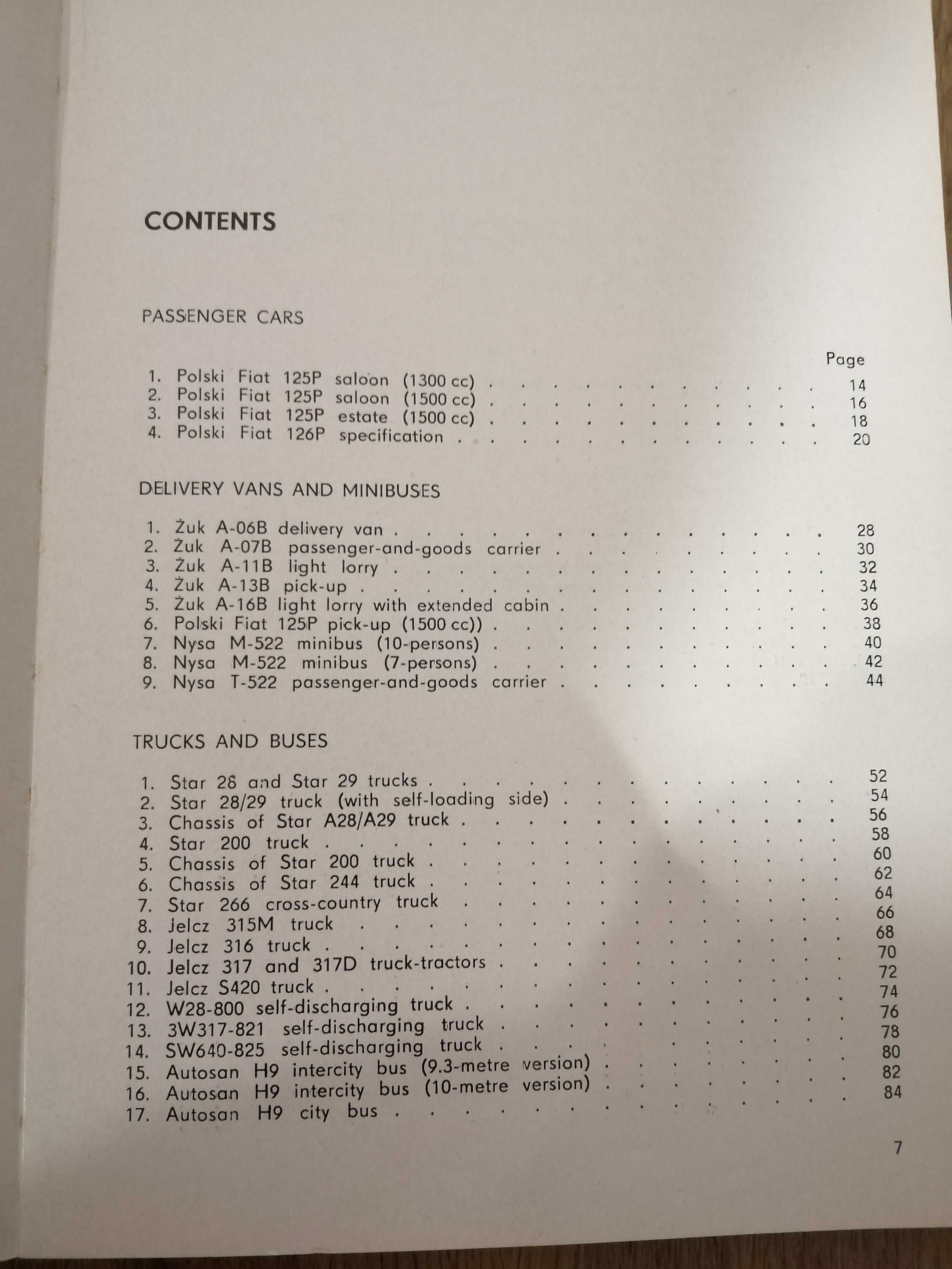 Katalog samochodów POL-MOT 1975