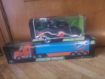 Duże Nowe zabawki TIR ciężarówka traktor Coolerstuff