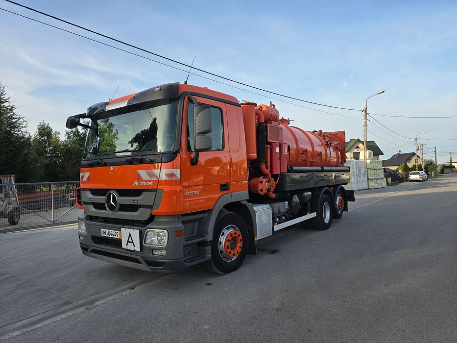 Mercedes-Benz Actros 2532/WUKO/Asenizacyjny/szambiarka  Sprowadzony z Niemiec/Do czyszczenia Kanałów/WUKO/Asenizacyjny