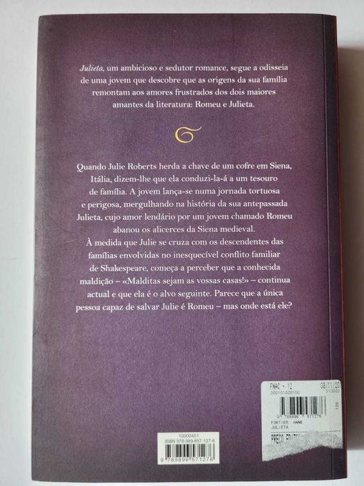Julieta, de Anne Fortier