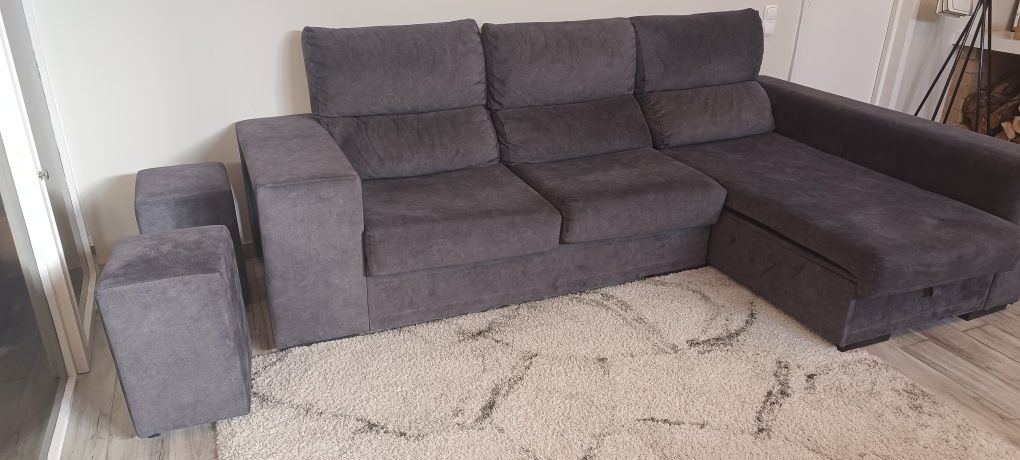 Sofá com chaise longue 260cm
