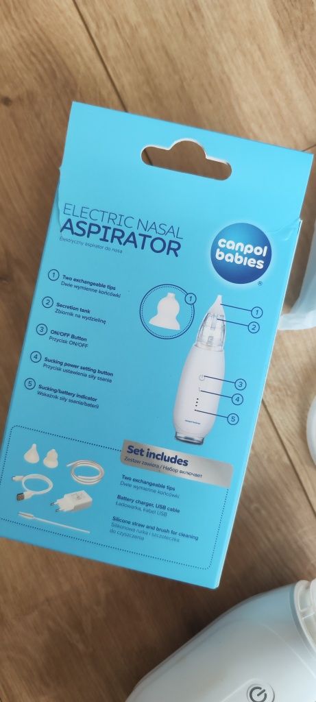 Elektryczny aspirator do nosa