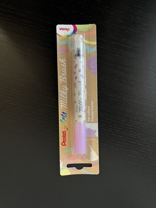 Pentel Arts Milky Brush Pen | Ink colour Pastel Violet