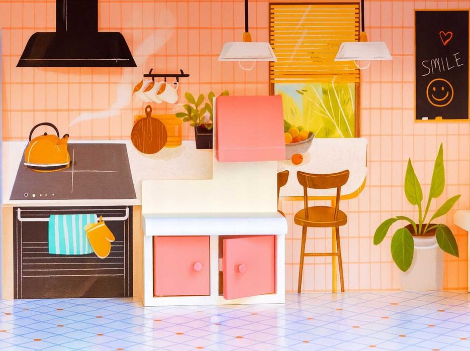 Duży Domek Dla Lalek Drewniany Piętra Led Oświetlenie Meble Akcesoria