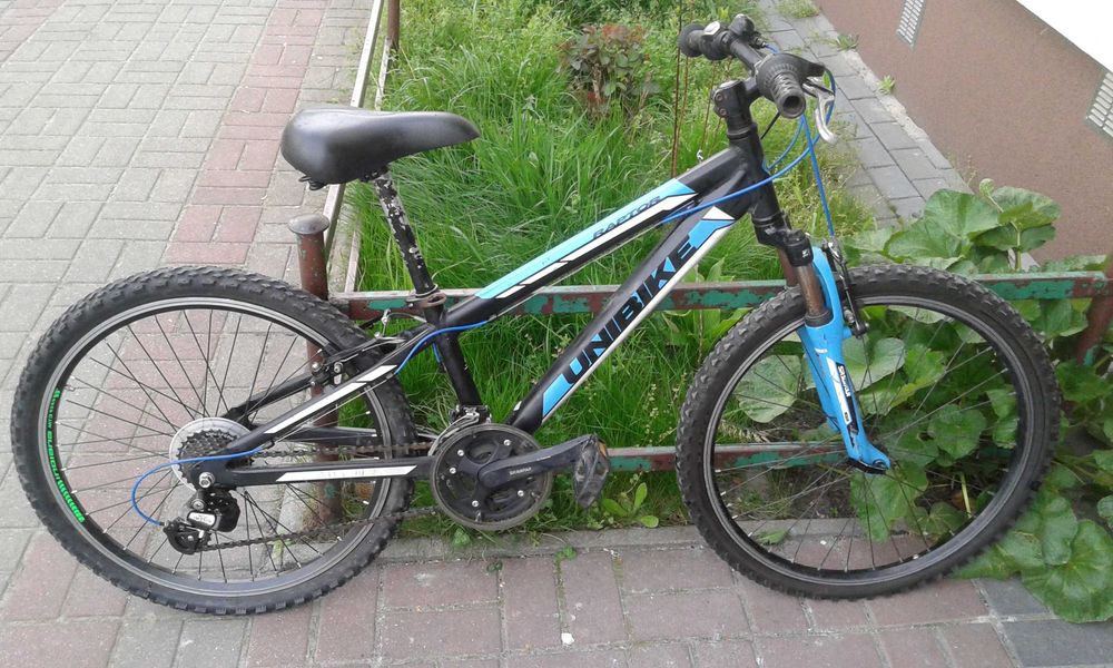 Rowerek dziecięcy Unibike Raptor 24 cale koła aluminiowa rama