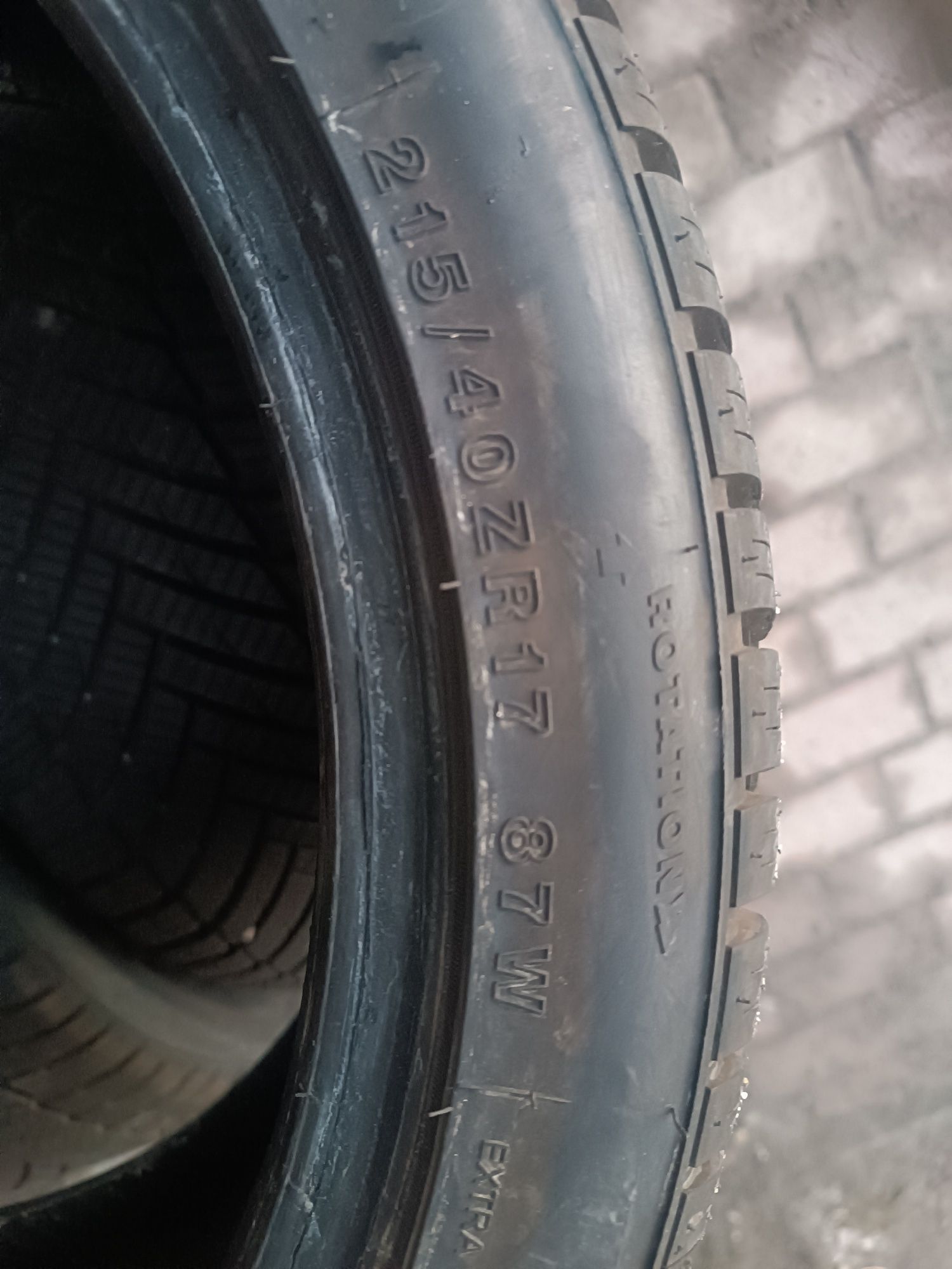 Sprzedam nowe opony 215/40 r17