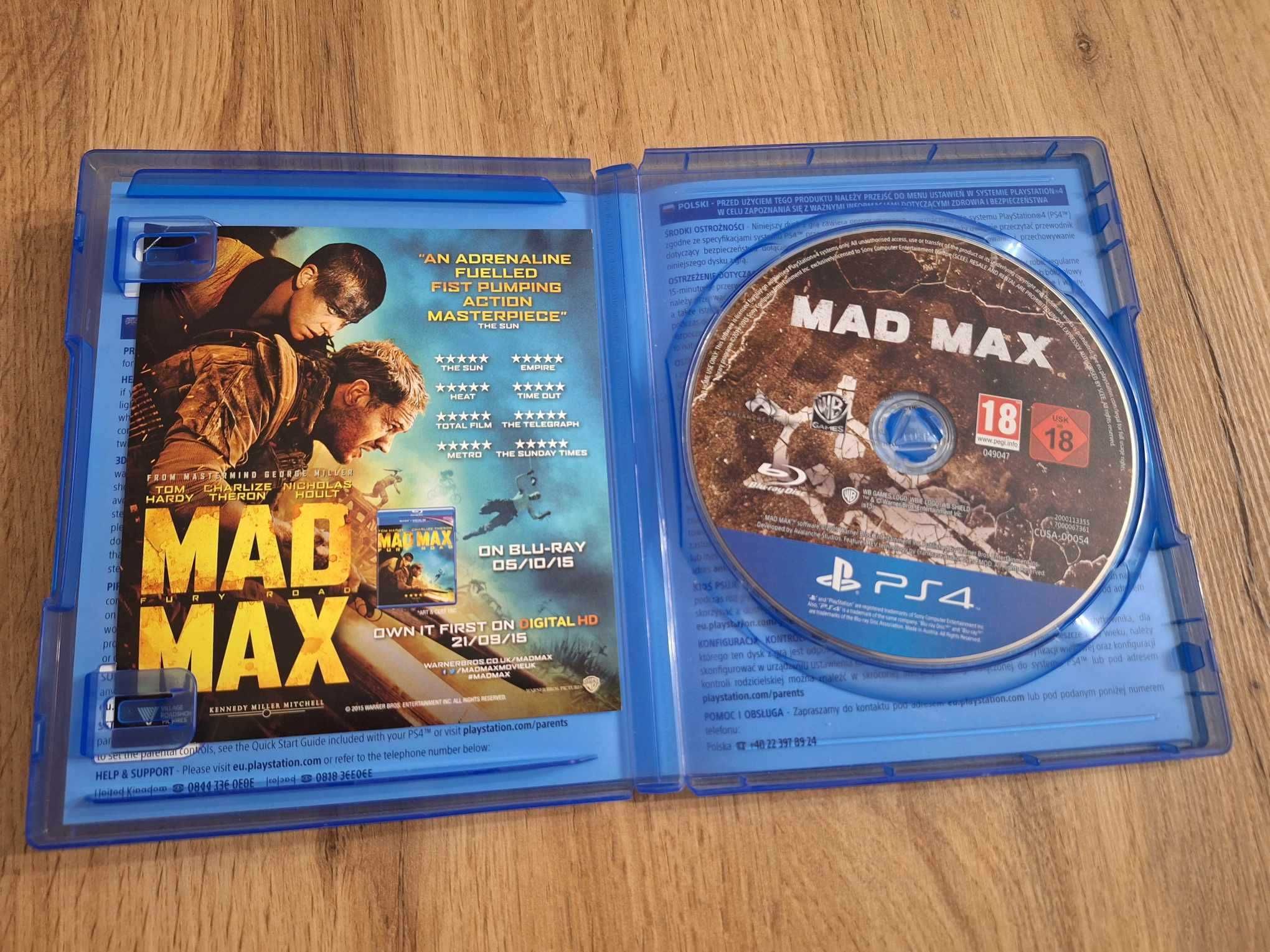 SPRZEDAM: Gra Mad Max na PS4
