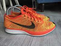 nike flyknit racer orange