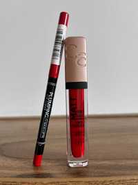 Matowa pomadka + konturówka Catrice Matt Pro Ink Liquid Lipstick 120