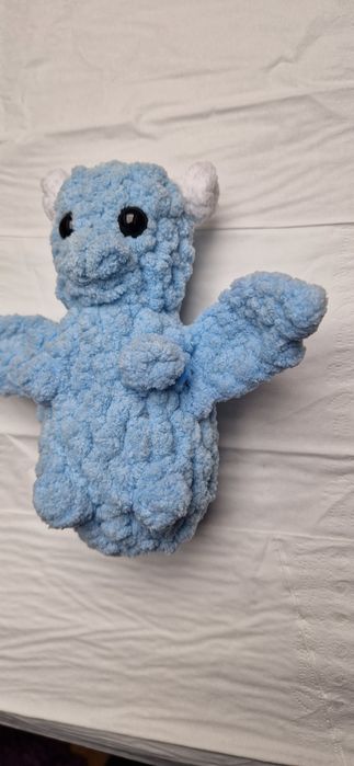 szydełkowny pluszak smok