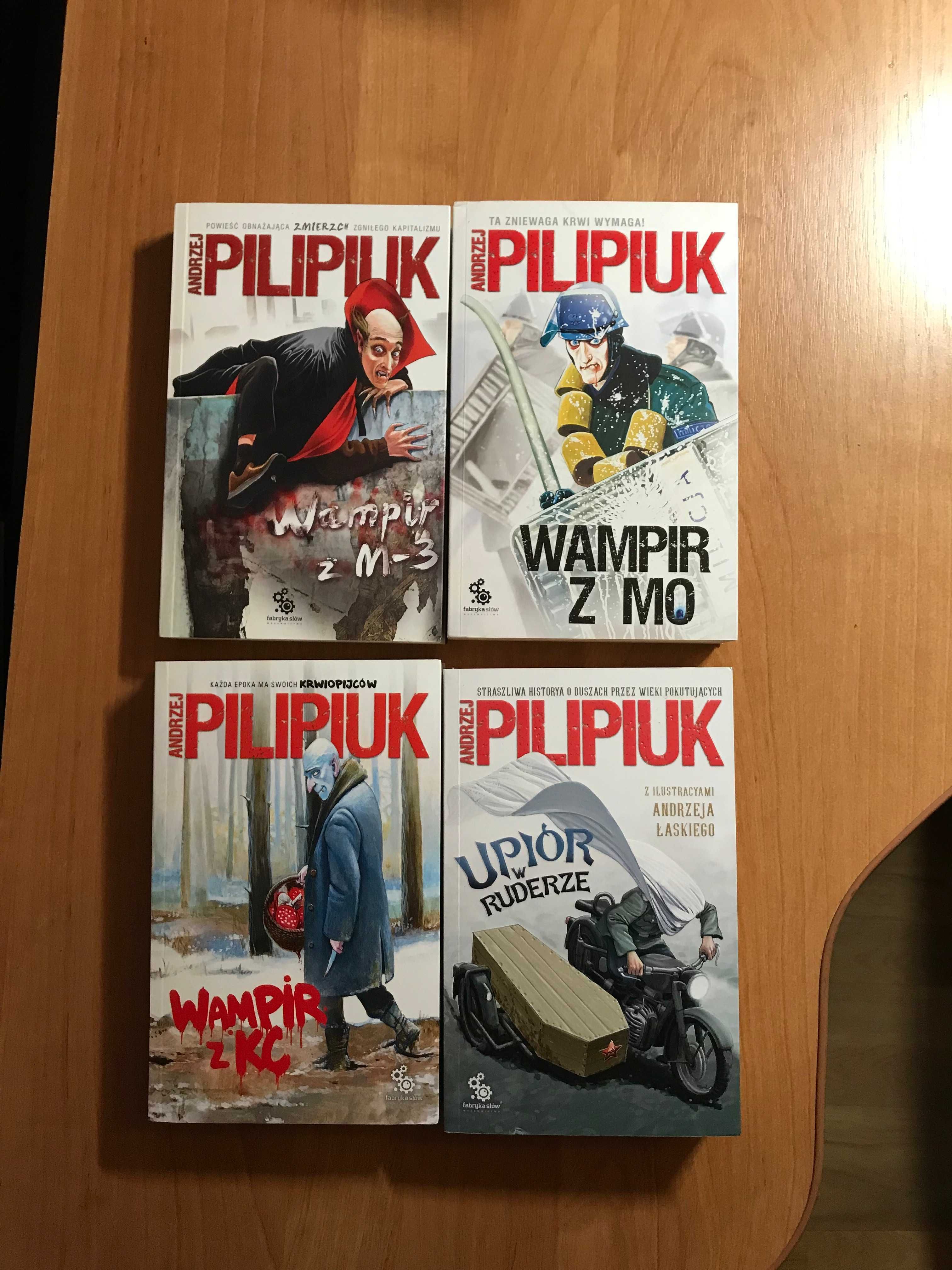 Andrzej Pilipiuk seria Wampir x 4 Wampir z M3, KC z MO Upiór w Ruderze