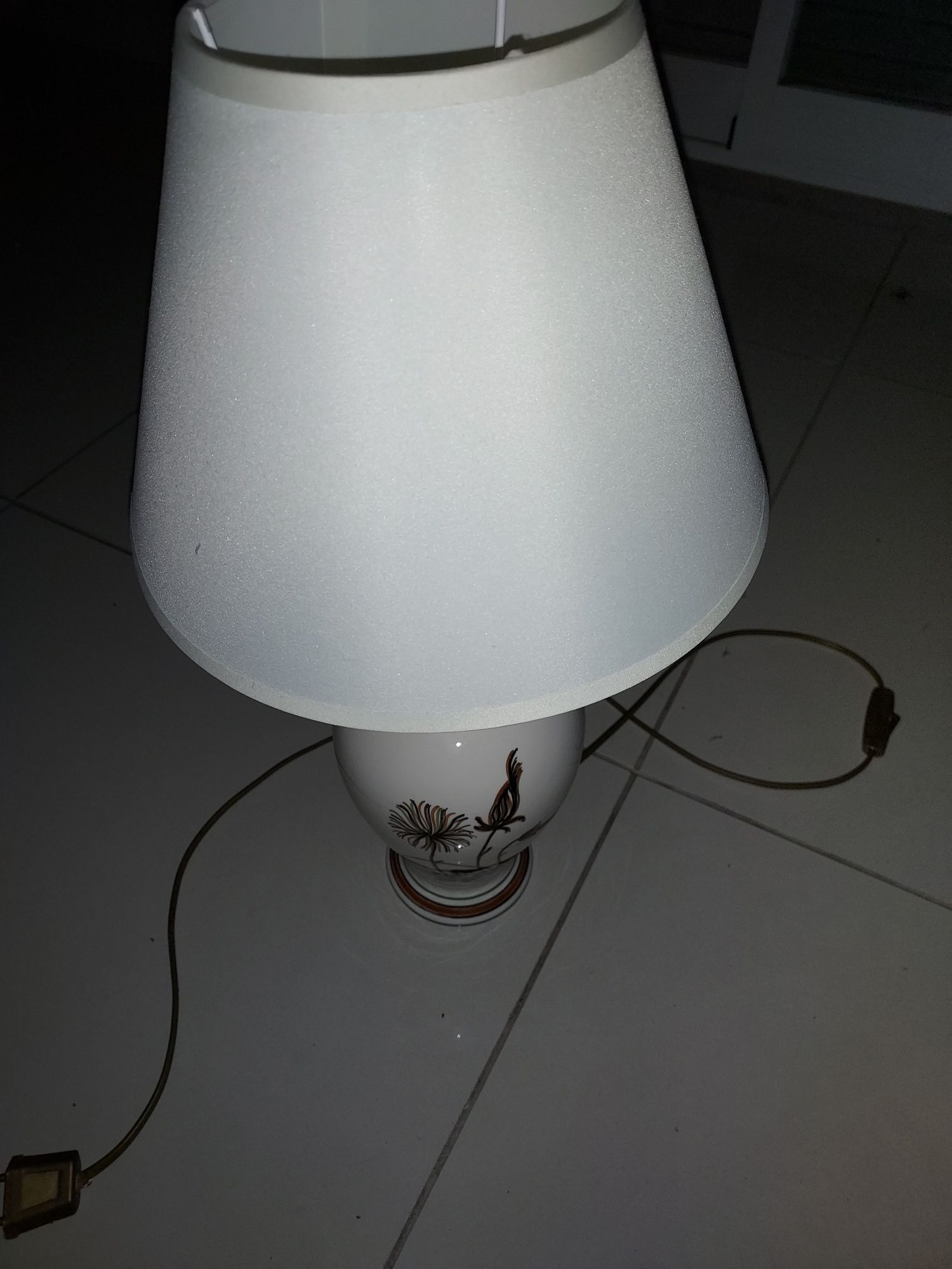 Candeeiro porcelana
