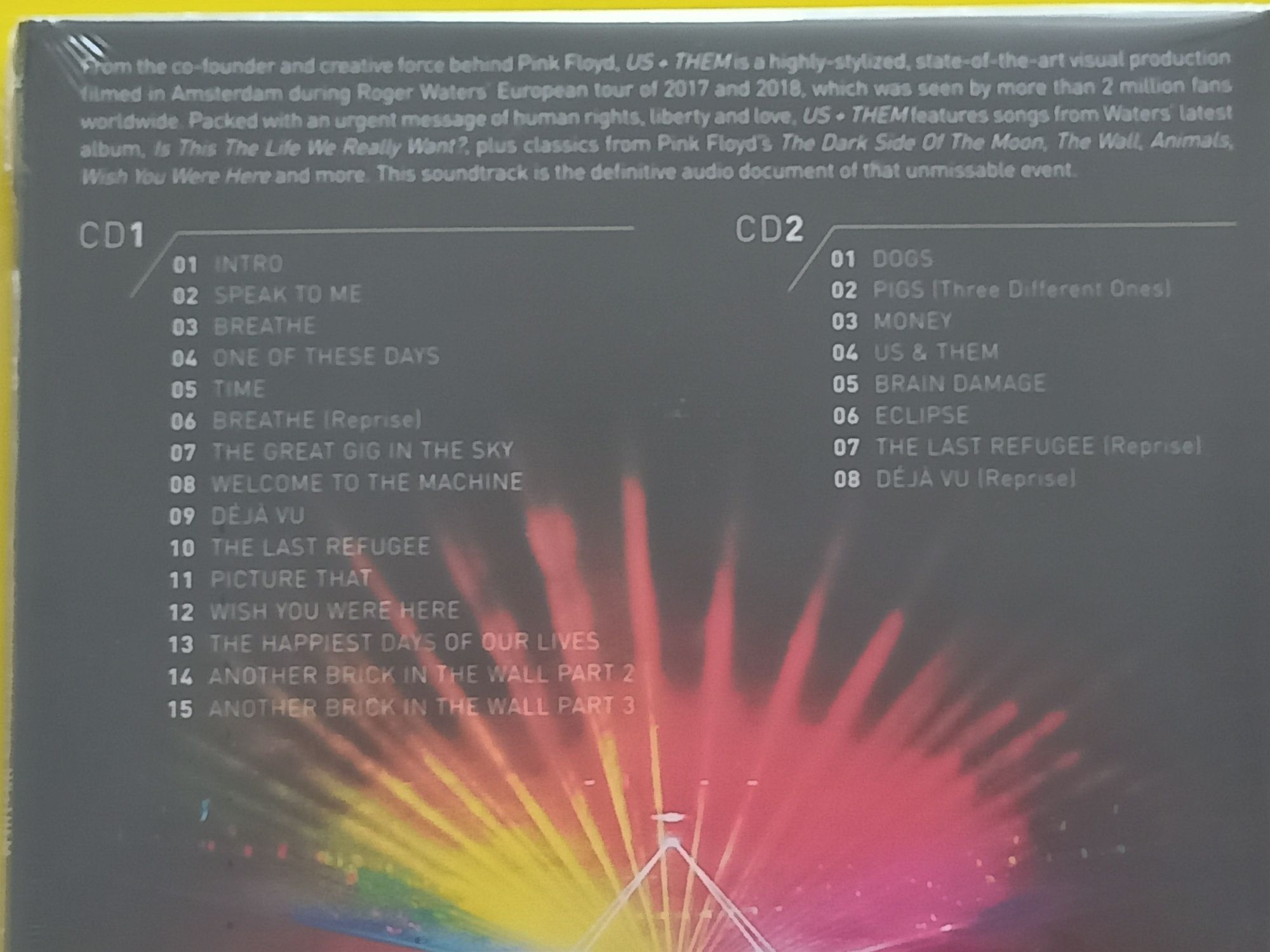 Roger Waters - Us + Them - 2 cd - Koncert ( nowe )