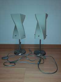 Lampa zwisająca i lampy stołowa