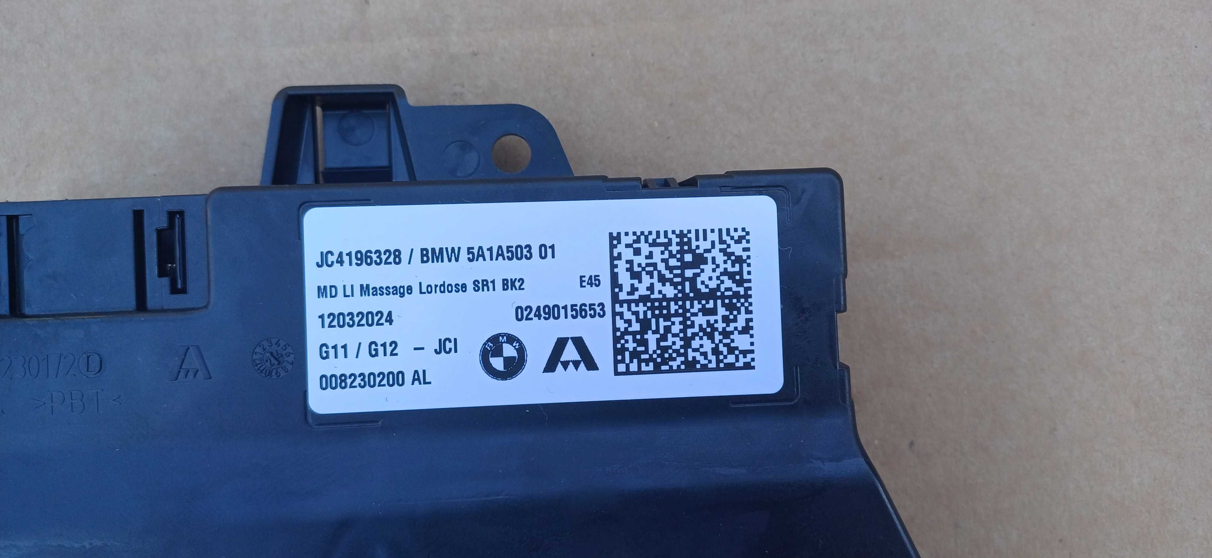 Mata pneumatyczna siedzenia masaż bmw 5 g30 g31 f90 7 g11 g12 x5 nowa