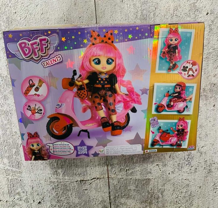 Лялька зі скутером з серії BFF | Cry Babies BFF Lady's Scooter