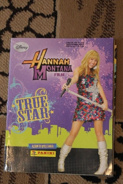 Hannah Montana albumy do naklejek + puzzle