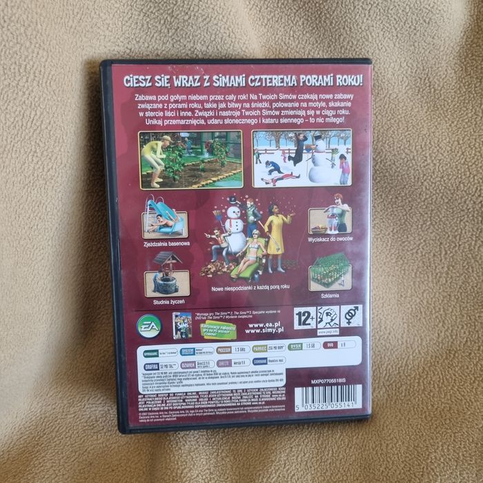 The Sims 2 Cztery Pory Roku PC Polskie wydanie