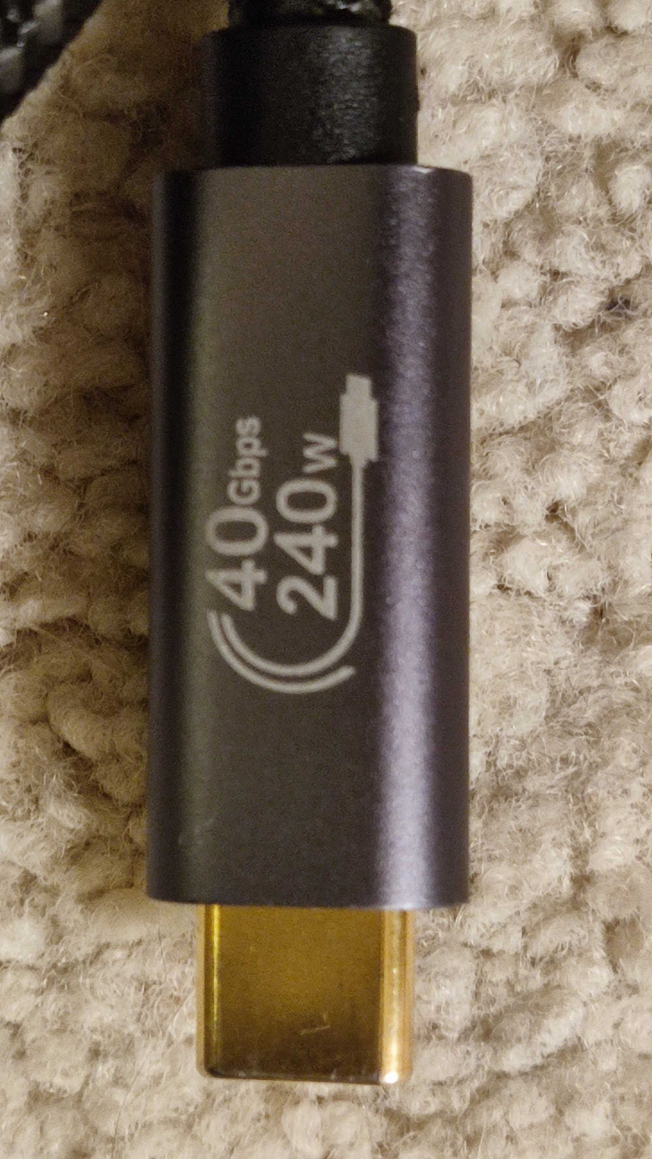 CAKOBLE kabel USB 4 USB-C 3.2 8K HD 40 Gbit/s 240 Wm 3 metry