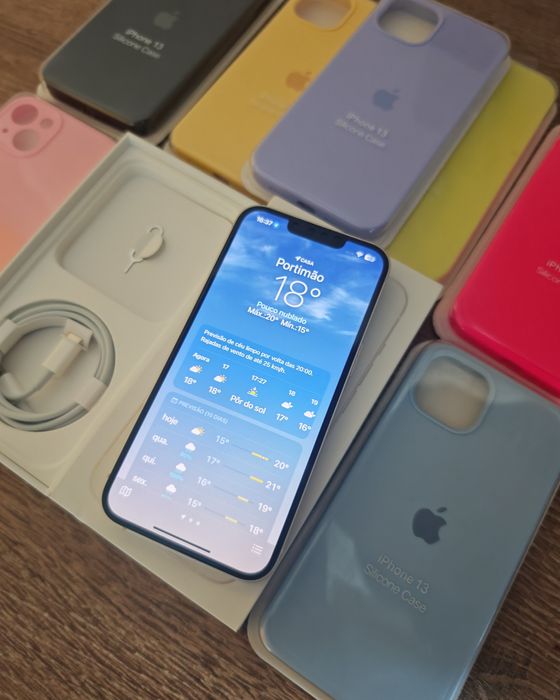 iPhone 13 128GB Branco Em muito bom estado Aceito Retomas