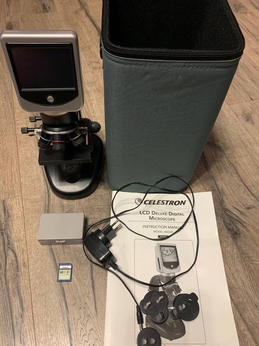Микроскоп, Celestron, LCD Deluxe Digital Microscope 3.5” screen #44345