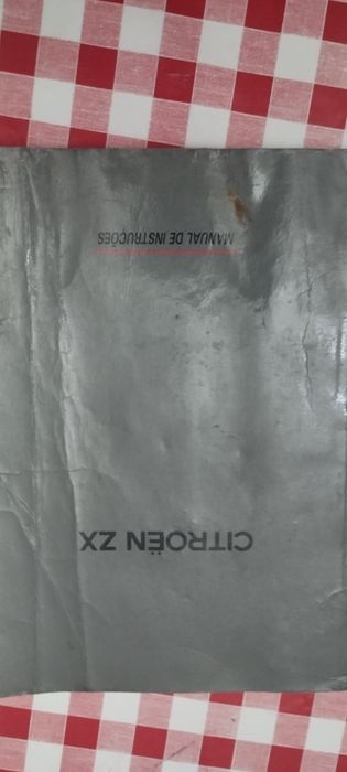 Manual de instruções citroen zx