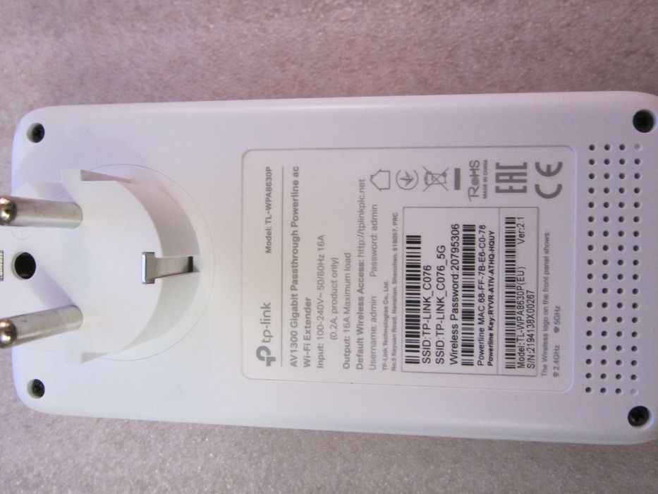 Transmiter sieciowy TP-Link Powerline TL-WPA8630P