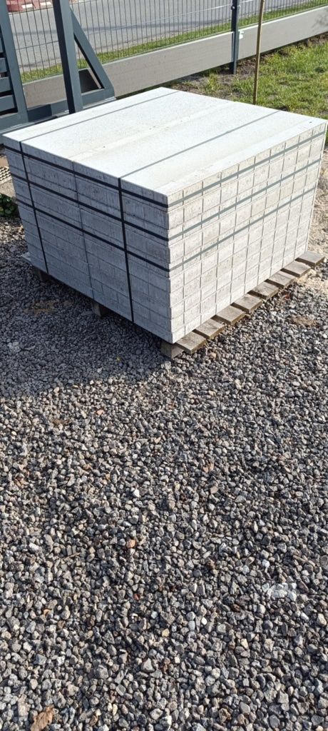 Kostka, płyty 6cm popielatobeżowe