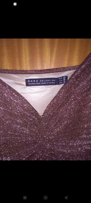 Vestido Dourada - Zara