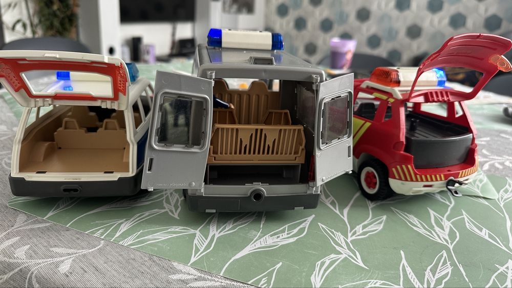 Playmobil straż pożarna i policja