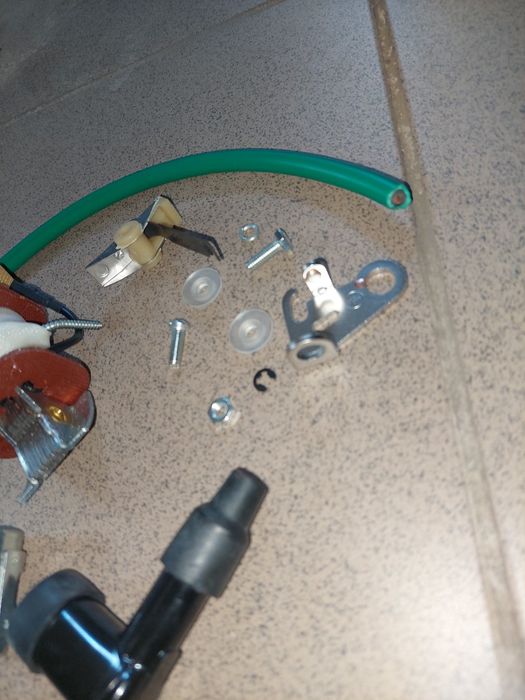 Nowy zestaw naprawczy iskownika zaplonu silnika wsk 125 cewka platynki