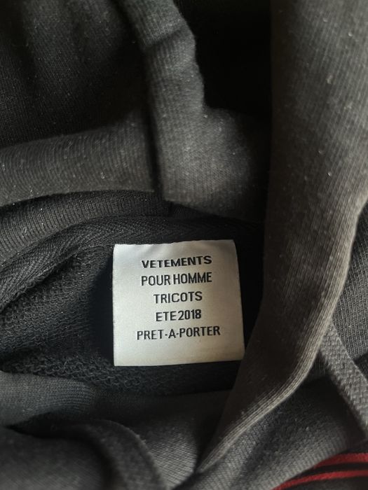 Vetements SS18 The Collection Graffiti Hoodie