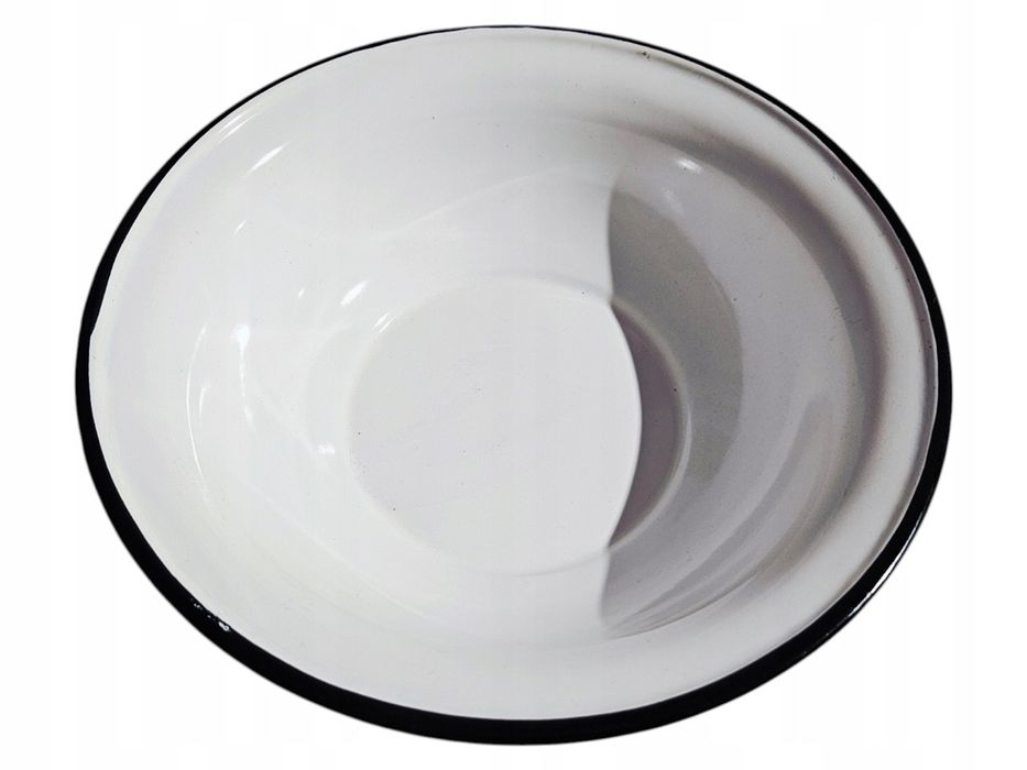 Misa Emaliowana Historyczna PRL Niebieska Granatowa Olkusz 22 cm