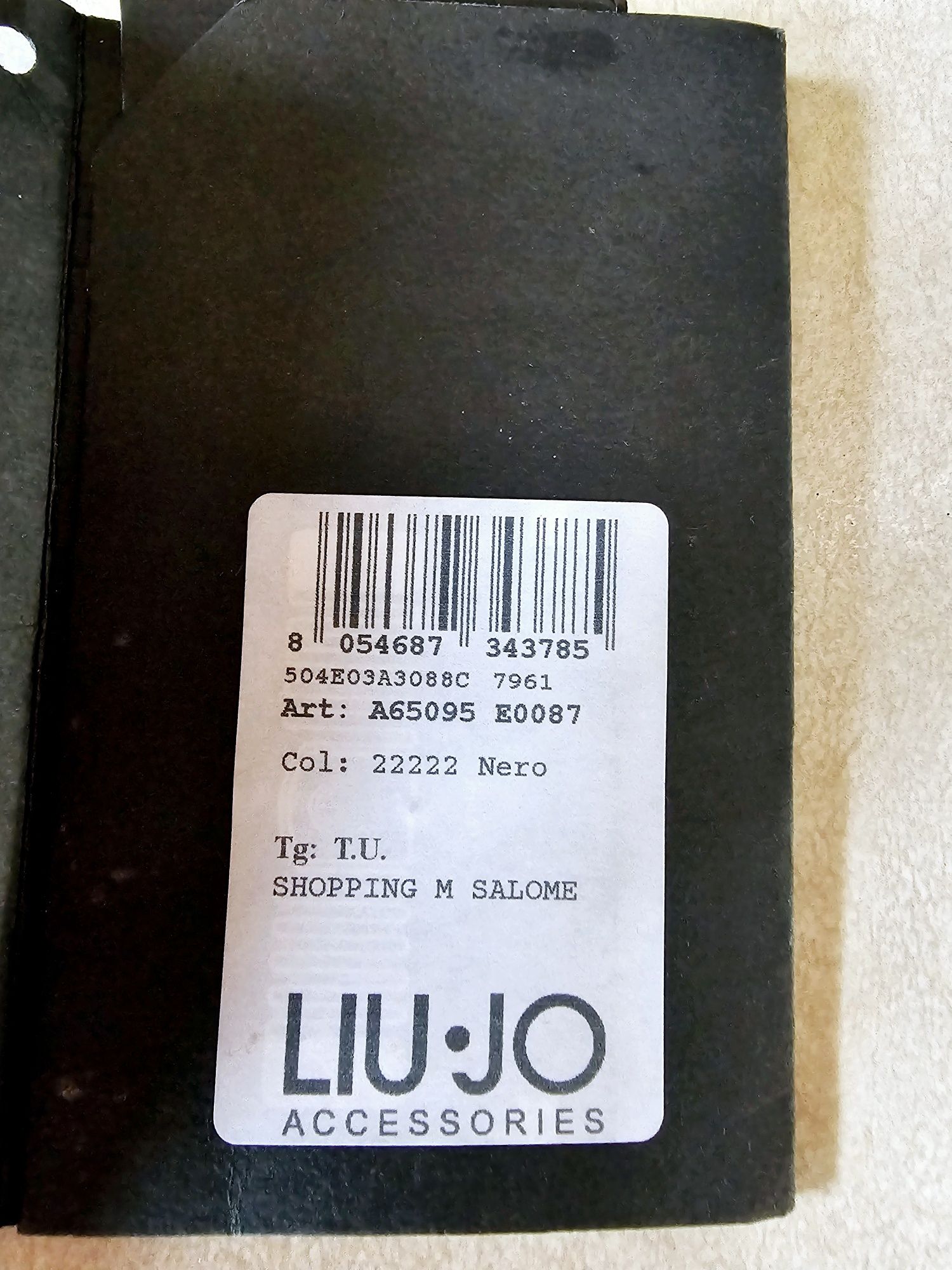 Czarna torebka Liu Jo saffiano