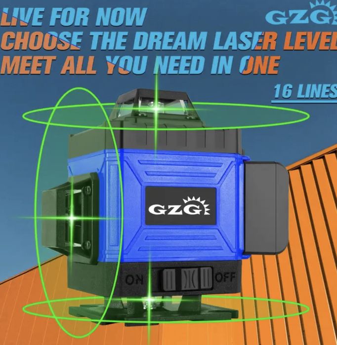 Лазерний рівень GZG, 16 лінійний