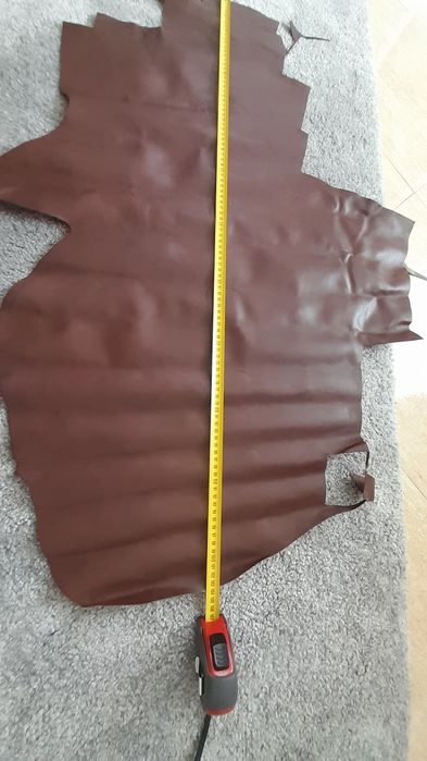 Couro Castanho Genuíno