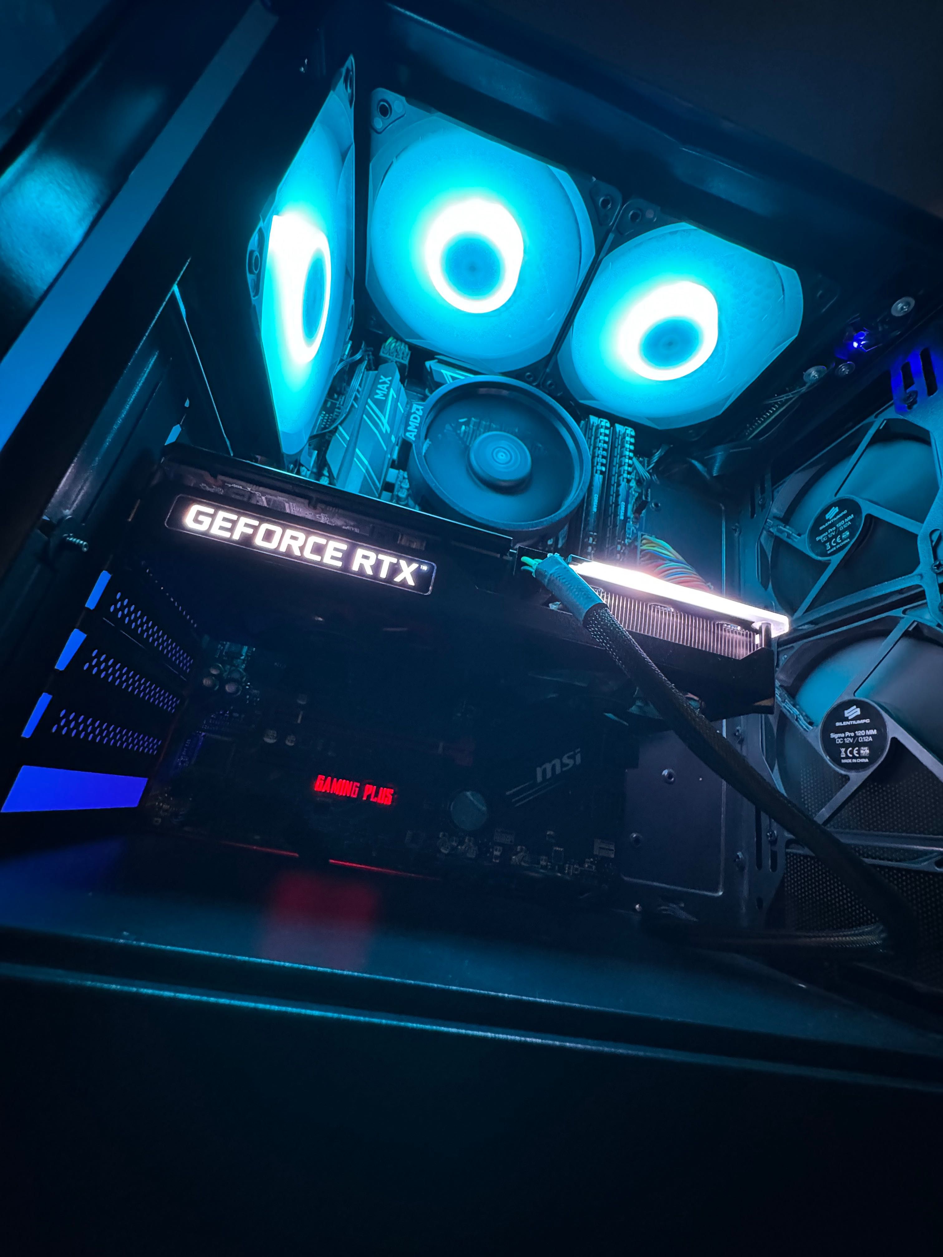 !PROMKA! RTX 3060 TI RYZEN 5 ARGB komputer gier ssd rx fortnite lol