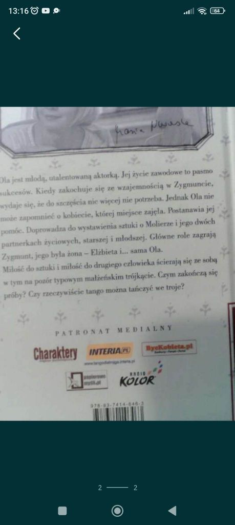,,Tango dla trojga" Maria Nurowska