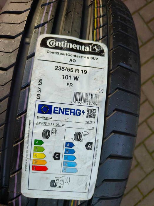 235/55 101W R19 CONTINENTAL CSC5 AO 8mm 2025r NOWE Letnie Opony 2szt
