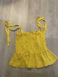 Top amarelo basico
