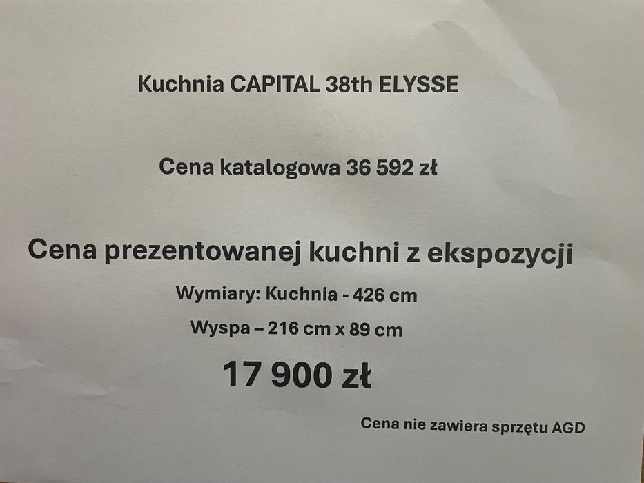 Kuchnia ekspozycyjna Salon Meblowy BRW ul. Bohaterów Getta 9