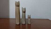 Gatos decoração em pedra