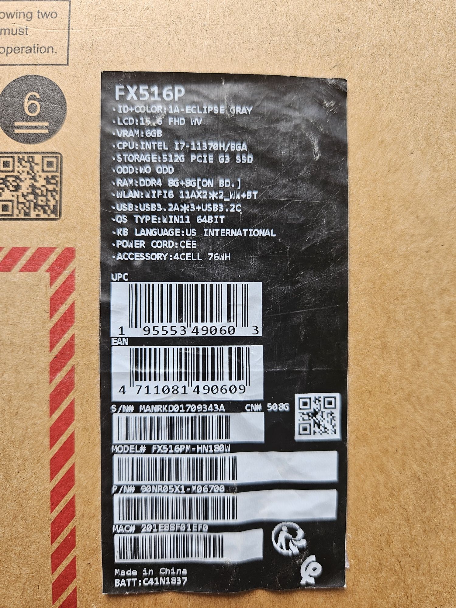 Asus Tuf Dash F15