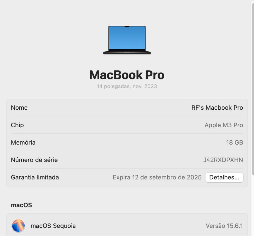 MacBook Pro 14” – Apple M3 Pro